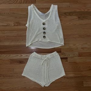 REVERSE KNIT SET - NWT